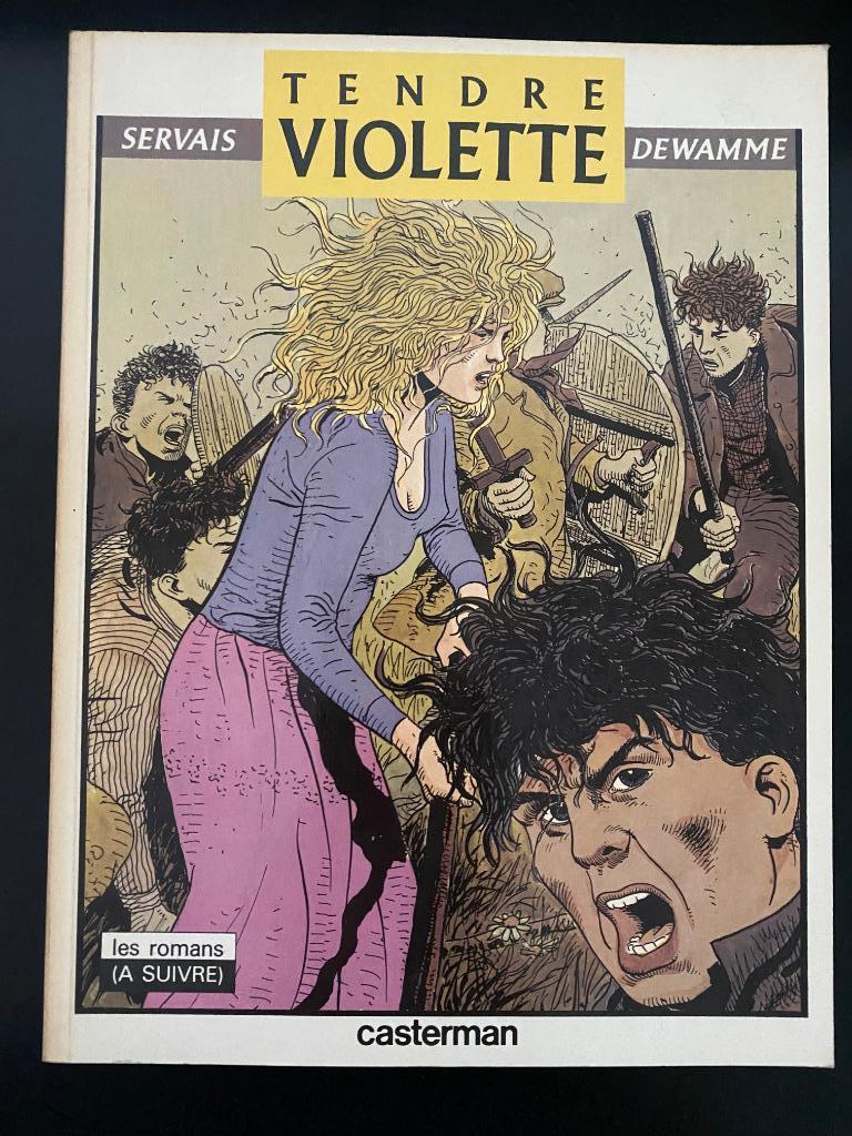 Dewamme Servais Tendre Violette T1 1982, Eén stripboek, Ophalen of Verzenden, Zo goed als nieuw, Servais Dewamme