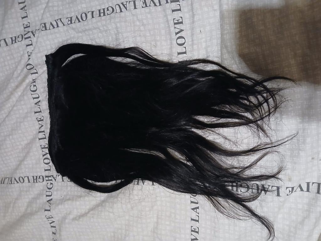 Hair extension wefts 55 cm maar  1 x gedragen 150 gram, Ophalen of Verzenden, Zo goed als nieuw