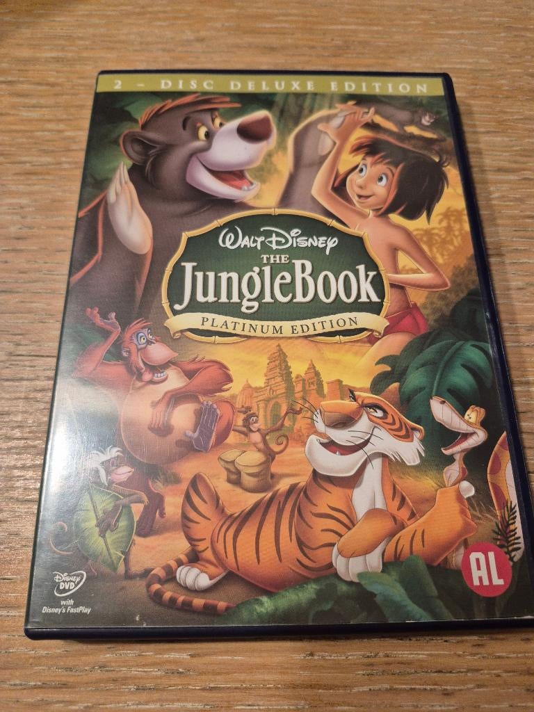 Dvd The Jungle Book (Disney) (platinum edition), Cd's en Dvd's, Tekenfilm, Ophalen of Verzenden, Zo goed als nieuw, Alle leeftijden