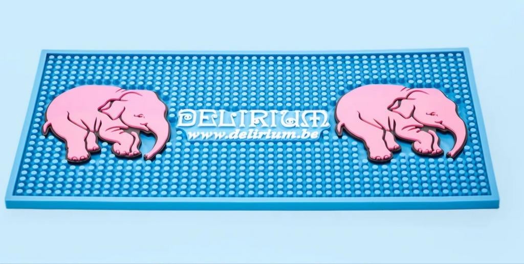 Tapis de comptoir en caoutchouc Delirium Tremens, Collections, Marques de bière, Neuf, Enlèvement ou Envoi