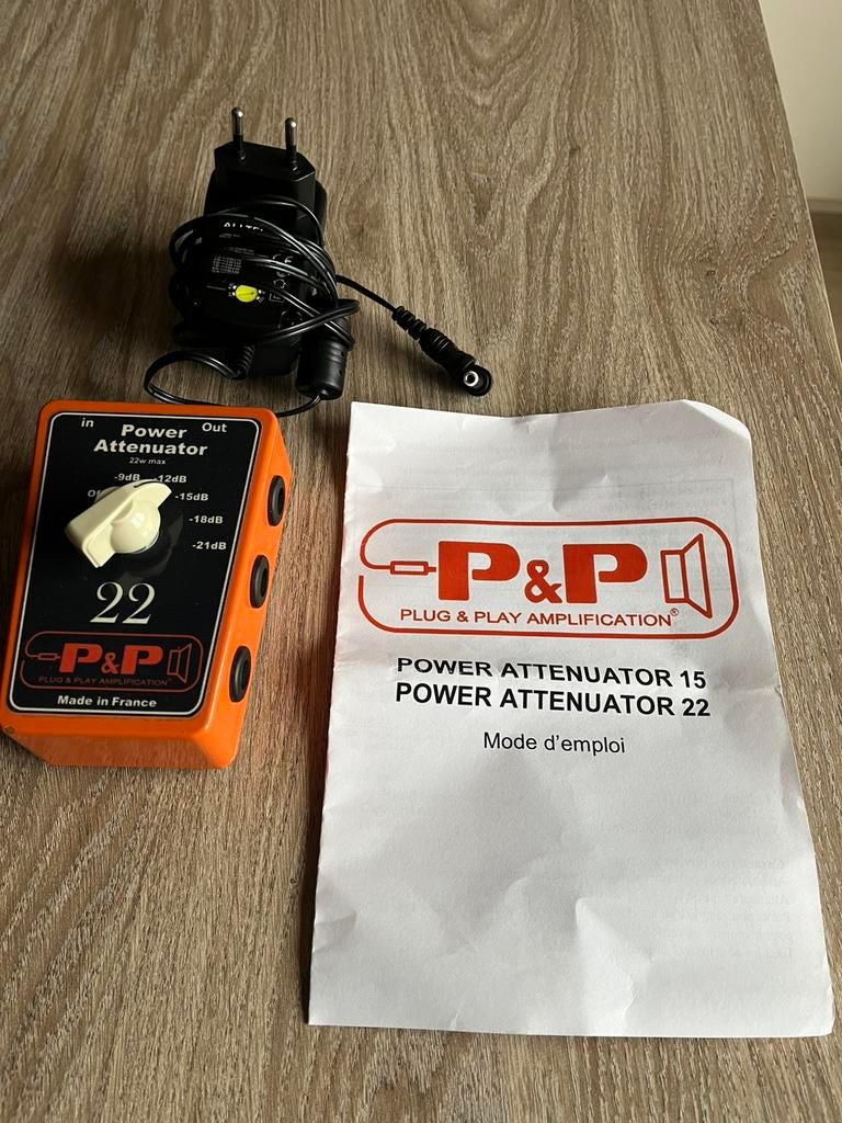 P&P power 22 power attenuator 16 ohm, Ophalen of Verzenden, Zo goed als nieuw