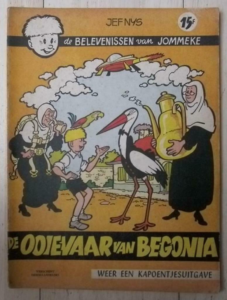 Jommeke - De ooievaar van Begonia (1965), Enlèvement ou Envoi