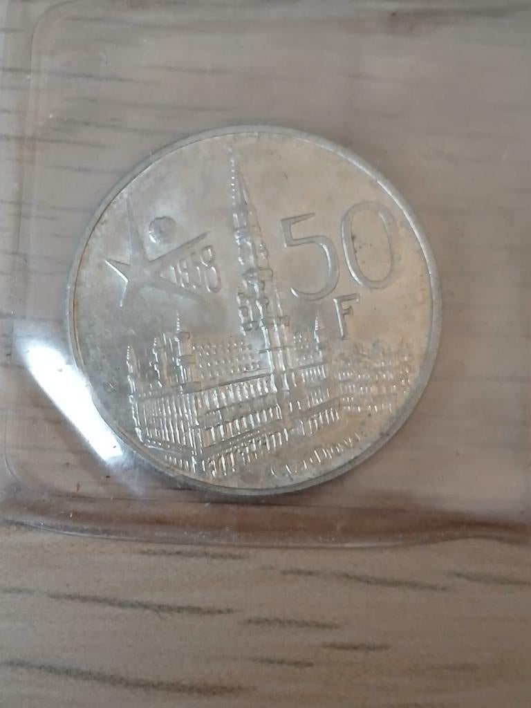 Pièce en argent belge., Ophalen of Verzenden, Zilver, Zilver