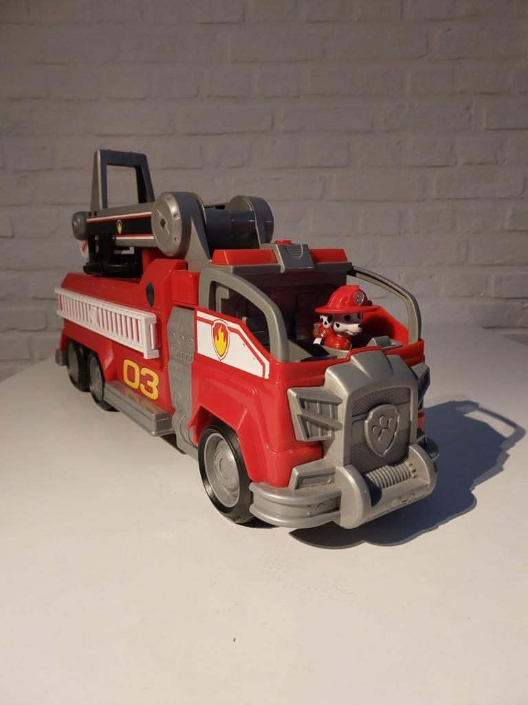 Brandweerwagen paw patrol marshall, Antiek en Kunst, Ophalen