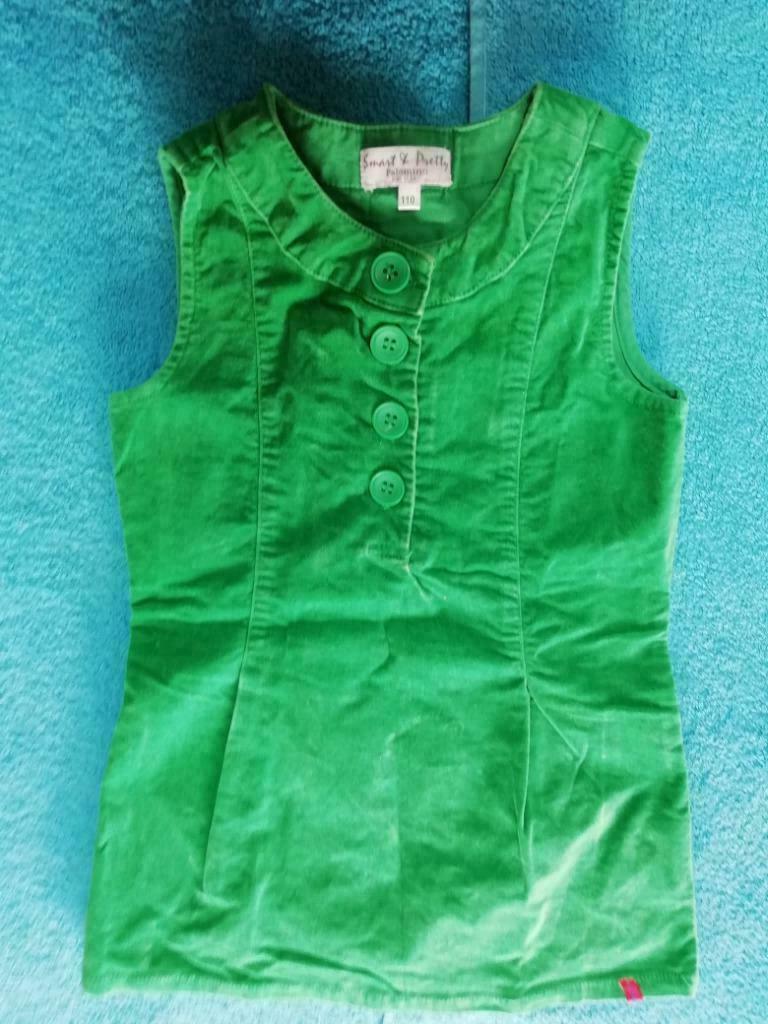 Robe verte Smart & Pretty taille 110, Enfants & Bébés, Robe ou Jupe, Enlèvement ou Envoi, Utilisé, Smart & Pretty