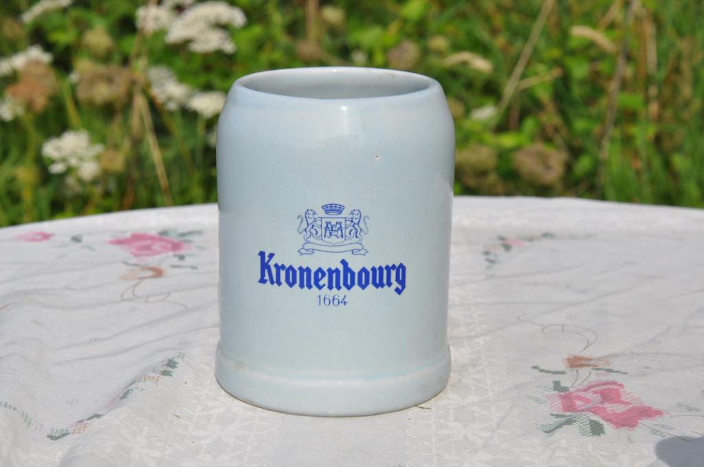 chope kronenbourg crf baudour belgique, Collections, Enlèvement ou Envoi, Utilisé, Chope(s), Autres marques