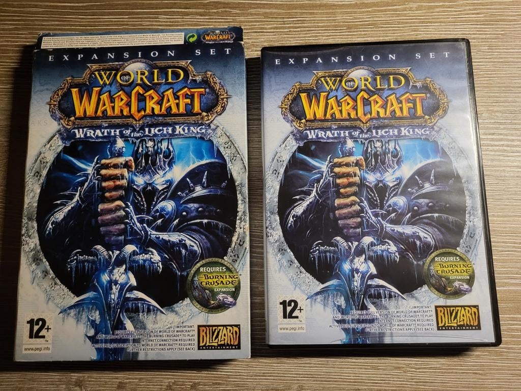 World of warcraft cataclysm en wrath of the lich king, Games en Spelcomputers, Ophalen of Verzenden, Zo goed als nieuw