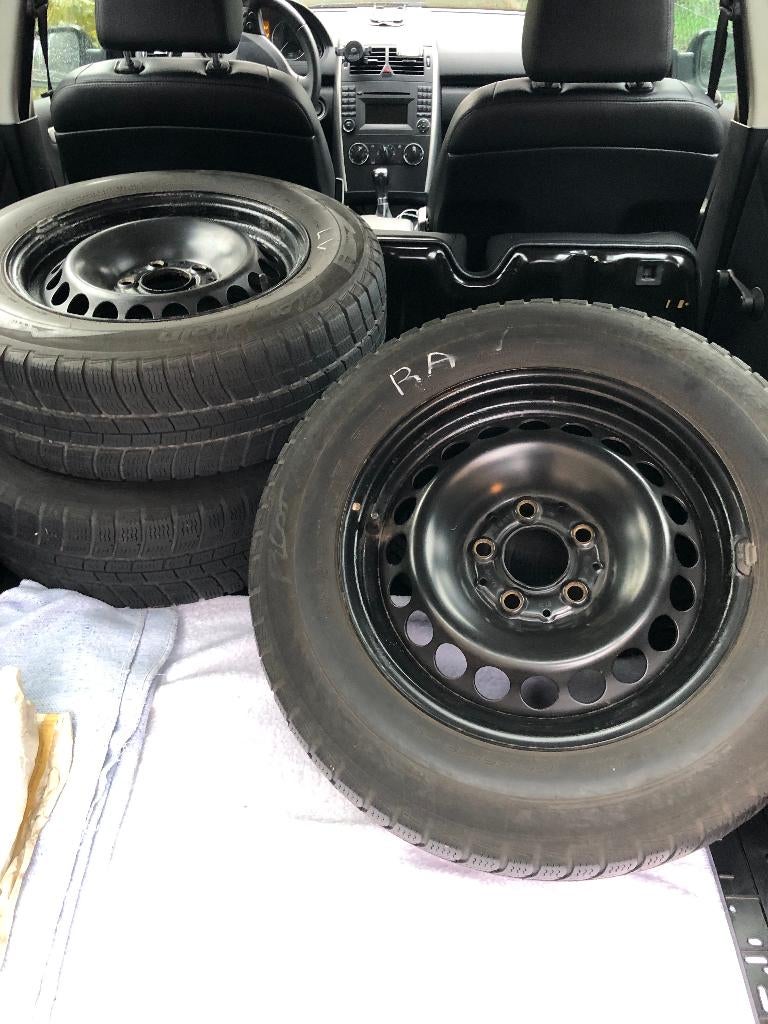 Mercedes C klasse w203 4x velgen 15 inch, Auto-onderdelen, Banden en Velgen, Banden en Velgen, Winterbanden, 15 inch, 195 mm, Personenwagen