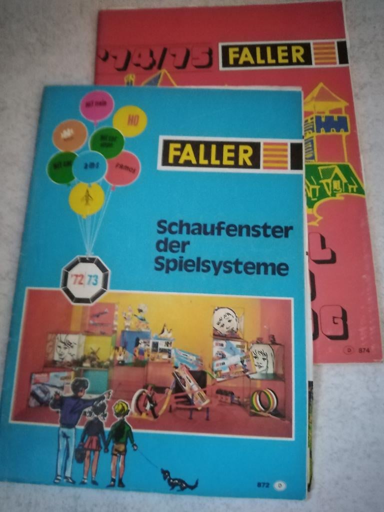 Faller catalogues, Ophalen, Gebruikt, Boek, Tijdschrift of Catalogus, Overige merken