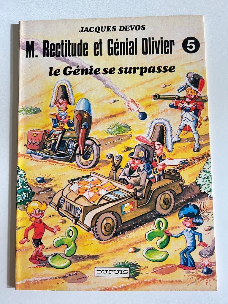 BD Génial Olivier Le Génie se surpasse, Livres, Enlèvement ou Envoi, Une BD, Utilisé, Jacques Devos
