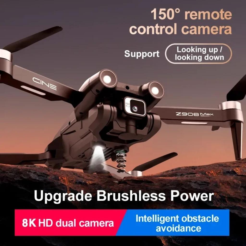 Brushless Quadcopter Drone GPS Dual 8k Camera Wifi FPV. RTF, Envoi, Neuf, RTF (Ready to Fly)
