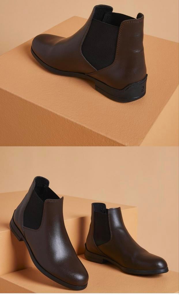 Boots équitation cuir/ Pointure:42/ Valeur: €39, Neuf
