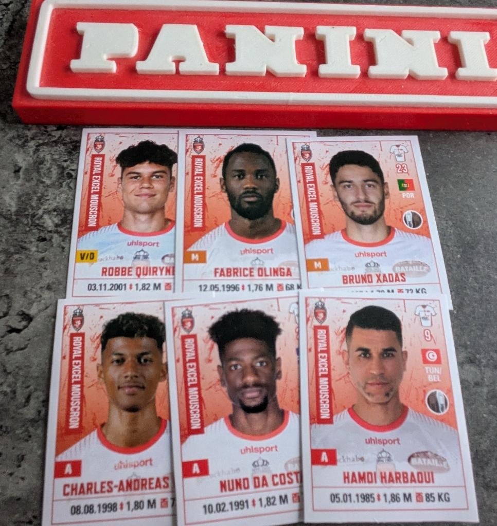 AUTOCOLLANTS PANINI FOOTBALL 2020/2021 Mercato's MOUSCRON, Enlèvement ou Envoi, Neuf