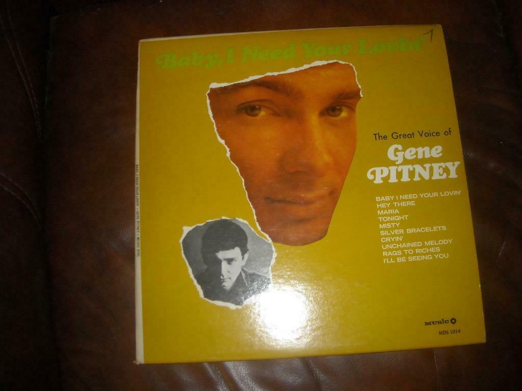 LP Gene Pitney : Baby, I need your lovin', Enlèvement ou Envoi