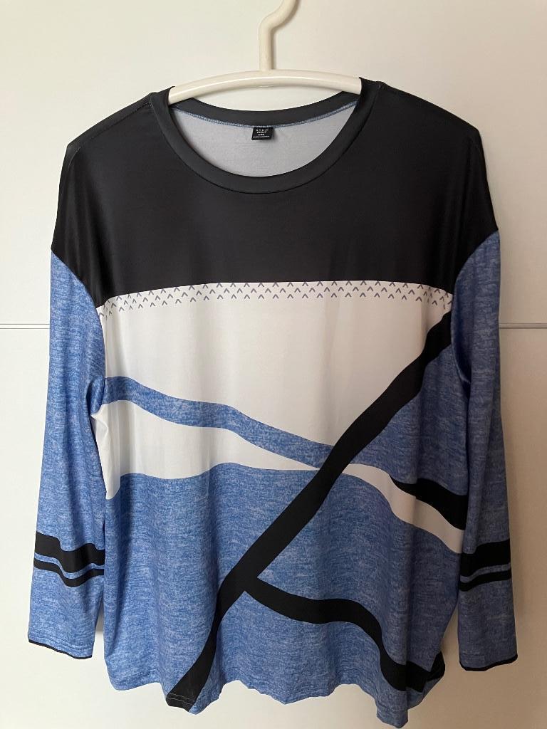 Nieuw T-shirt, Kleding | Dames, T-shirts, Blauw, Maat 46/48 (XL) of groter, Nieuw, Ophalen of Verzenden