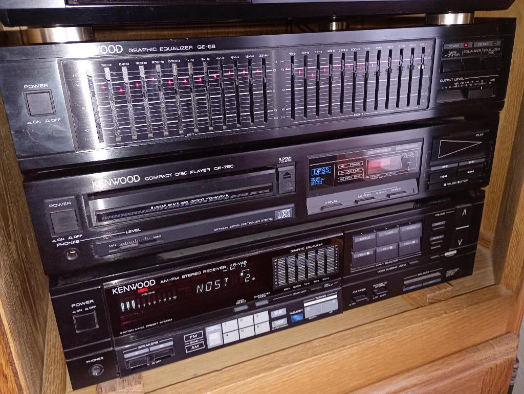 stéréo hi-fi Kenwood, TV, Hi-fi & Vidéo, Chaîne Hi-fi, Autres marques, Enlèvement, Utilisé, Composants en vrac
