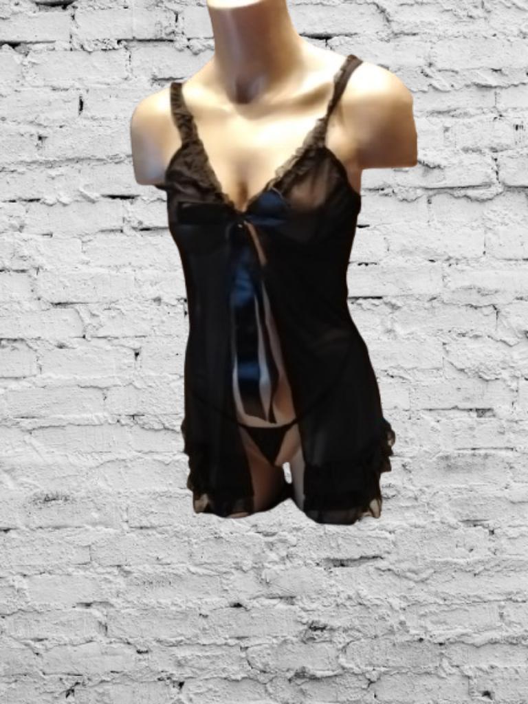 Sexy open singlet set artnr 191, Overige typen, Zwart, Onbekend, Ophalen of Verzenden