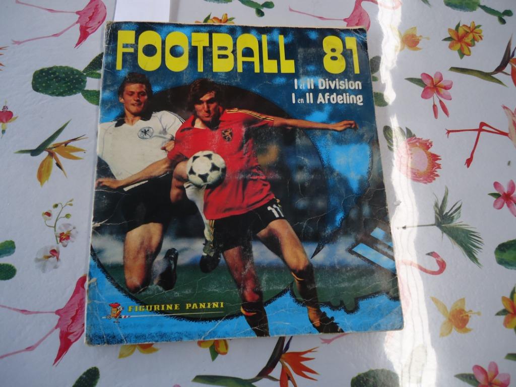 PANINI STICKER ALBUM FOOTBALL 81 ANNO 1981 VOETBAL    , Verzenden, Sticker