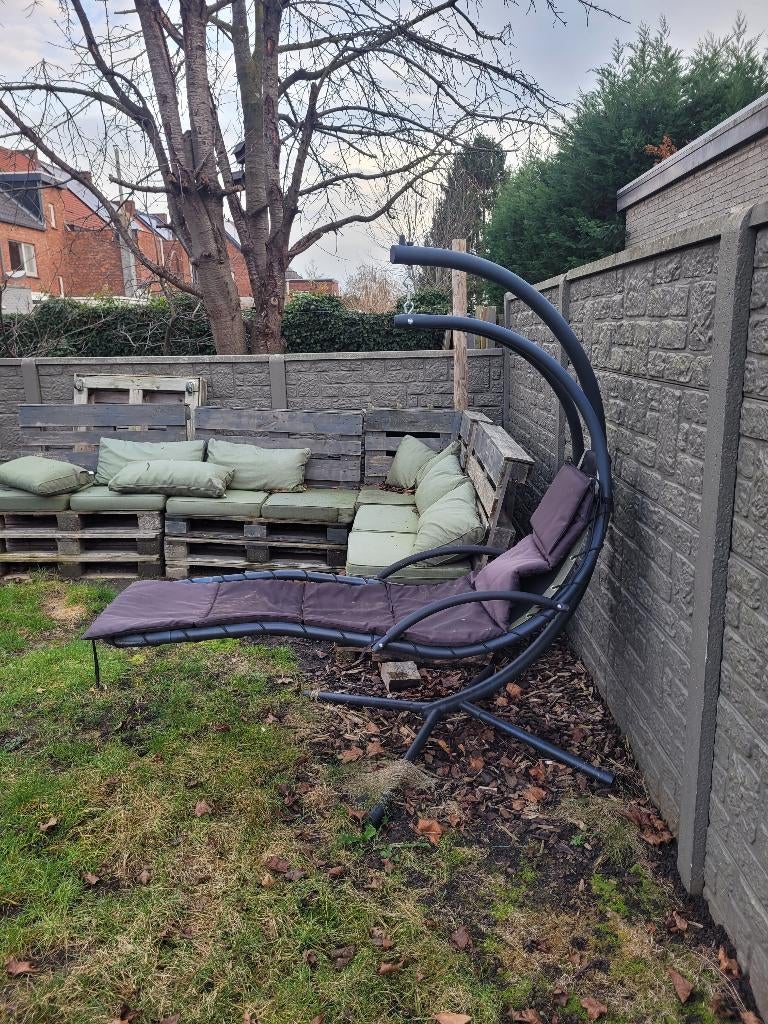 Hangzetel, Tuin en Terras, Tuinstoelen, Ophalen of Verzenden, Gebruikt, Metaal