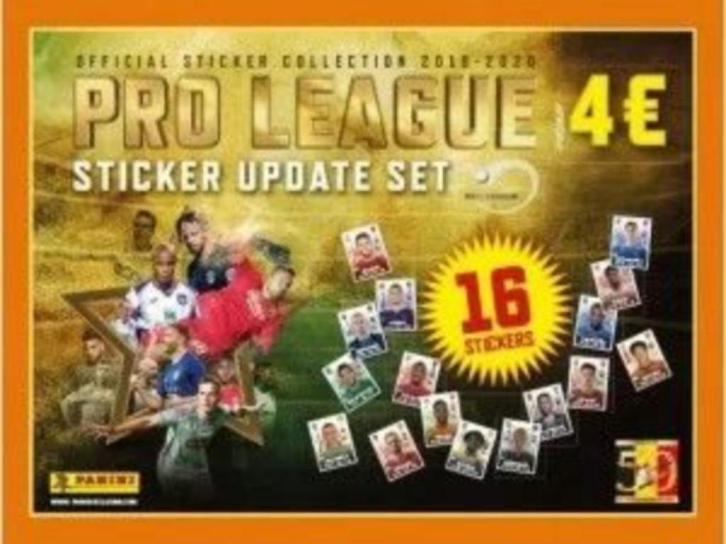 Panini Set Update Pro League 2019/2020 Zeldzaam, Ophalen of Verzenden, Nieuw, Meerdere stickers