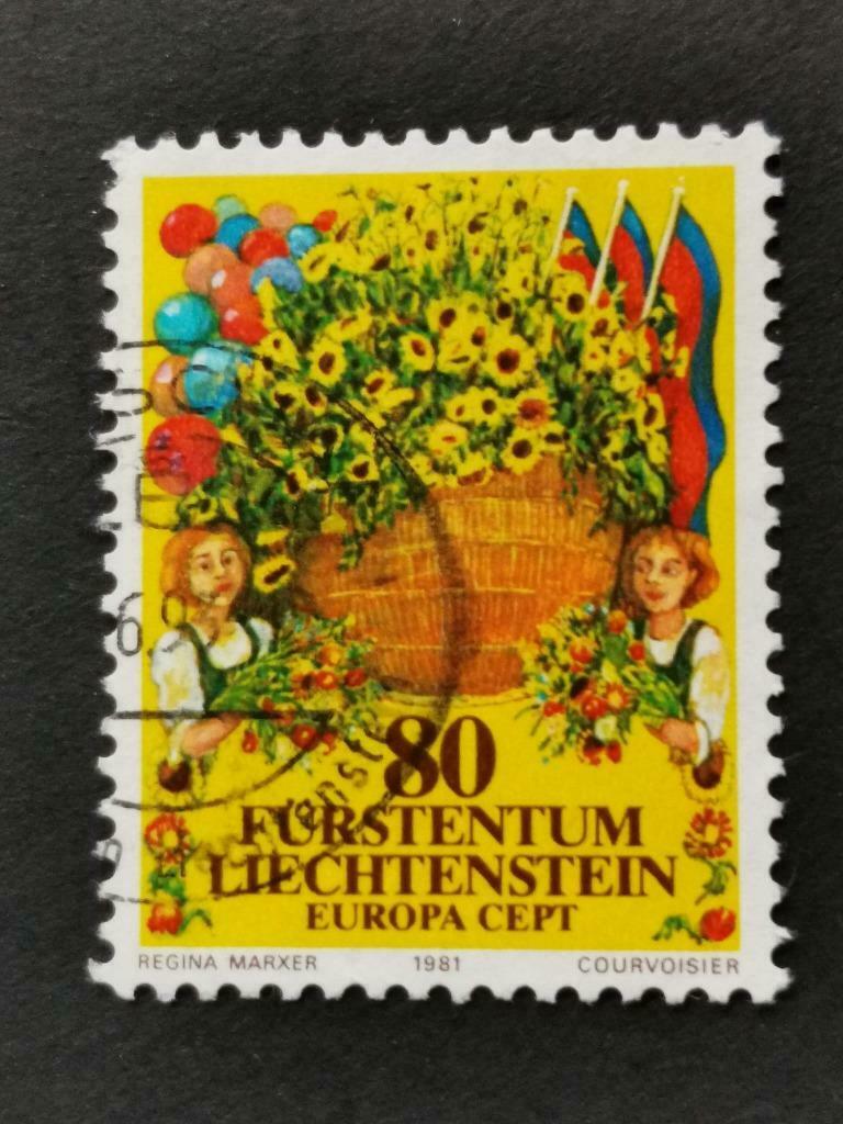 Liechtenstein 1981 - Europe, Envoi, Affranchi