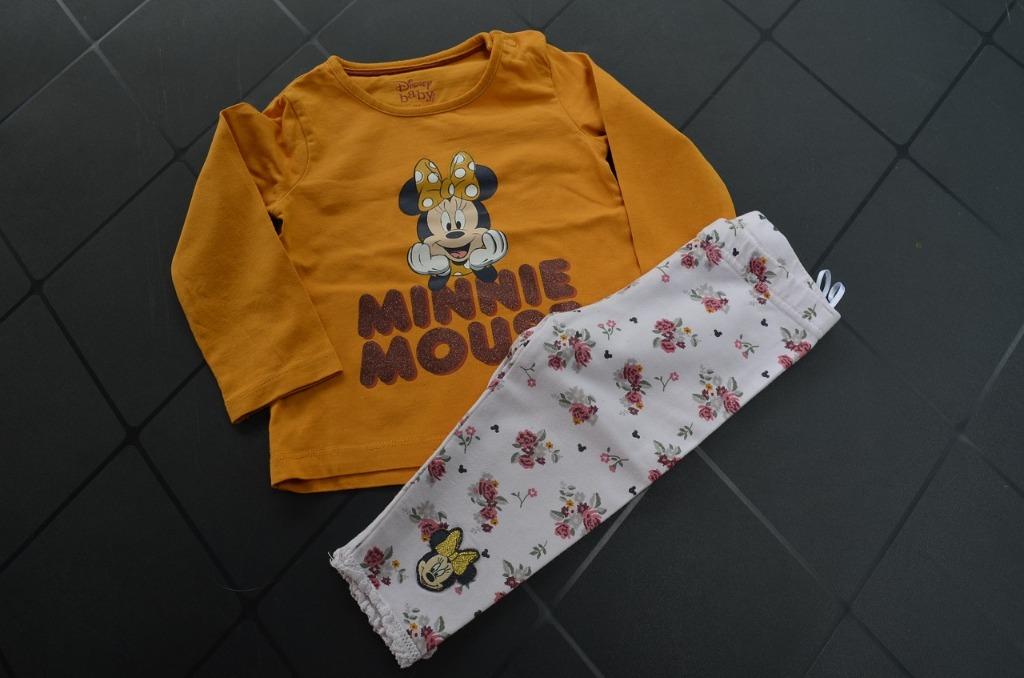 C&A Disney baby bloesje en broek minnie mouse met bloempjes, Enfants & Bébés, Vêtements de bébé | Taille 74, C&A, Enlèvement ou Envoi