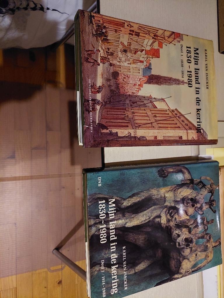 2 boeken te koop mijn land in de kering, 19e siècle, Enlèvement, Karel van isacker, Comme neuf