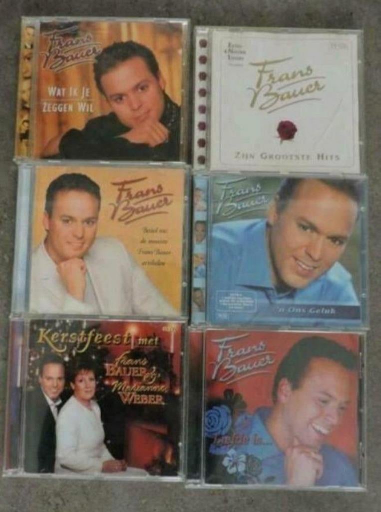 6 cd van frans bauer, Enlèvement ou Envoi