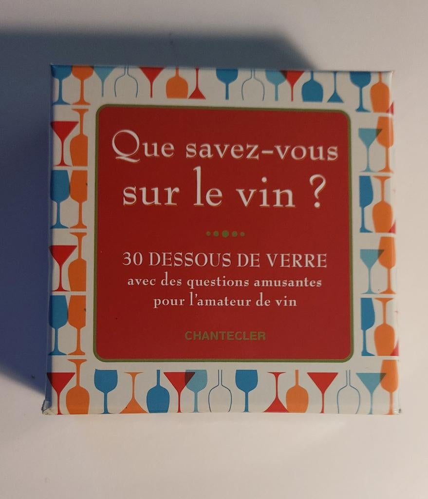 Jeu sur l'oenologie, Enlèvement ou Envoi, Neuf