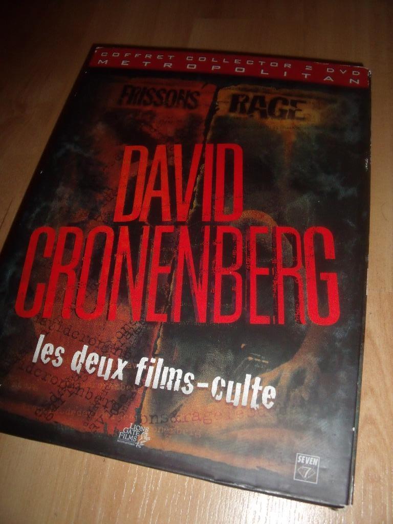 2 films de D Cronnenberg "Frissons" - "Rage", CD & DVD, DVD | Classiques, Enlèvement ou Envoi, Horreur, Comme neuf, 1960 à 1980