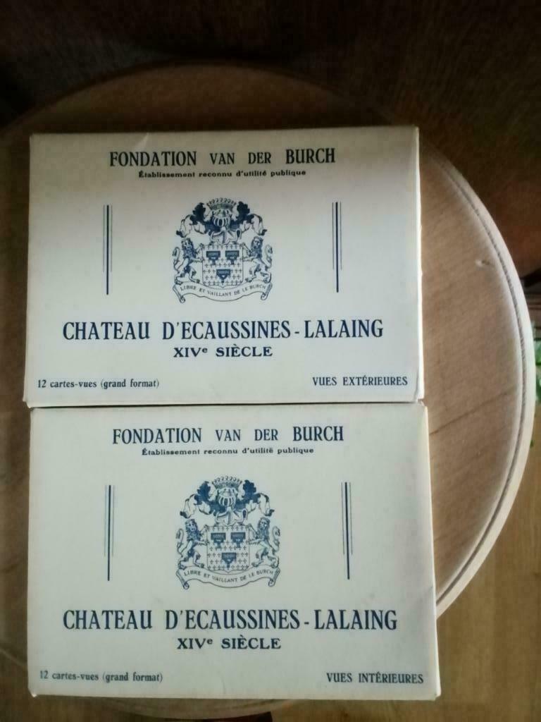 Anciennes cartes postales château d Ecaussines-Lalaing, Enlèvement ou Envoi, 1940 à 1960, Non affranchie, Hainaut