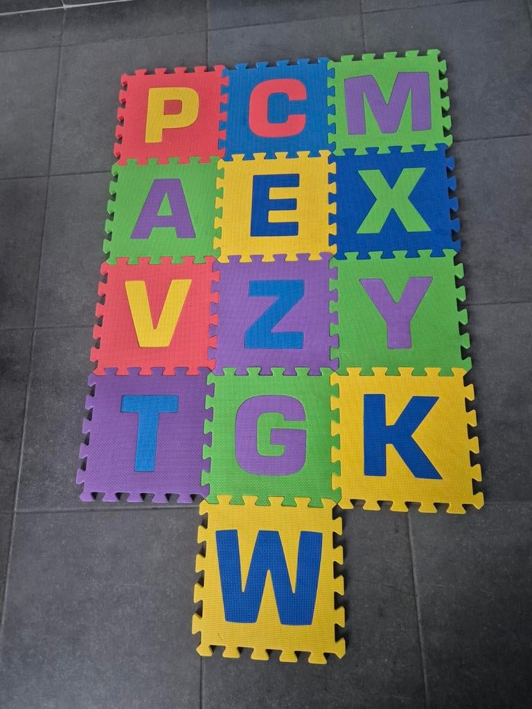 13 foam speeltegels x 2, Ophalen, Zo goed als nieuw
