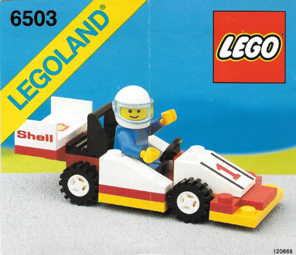 LEGO Classic Town Race 6503 Sprint Racer, Ophalen of Verzenden, Zo goed als nieuw, Complete set, Lego