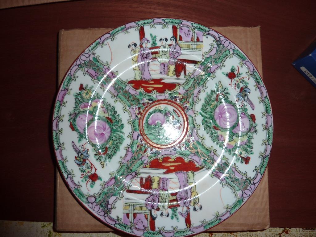 Assiette décorative Ø 26,5cm - peinture en relief, Antiek en Kunst, Ophalen