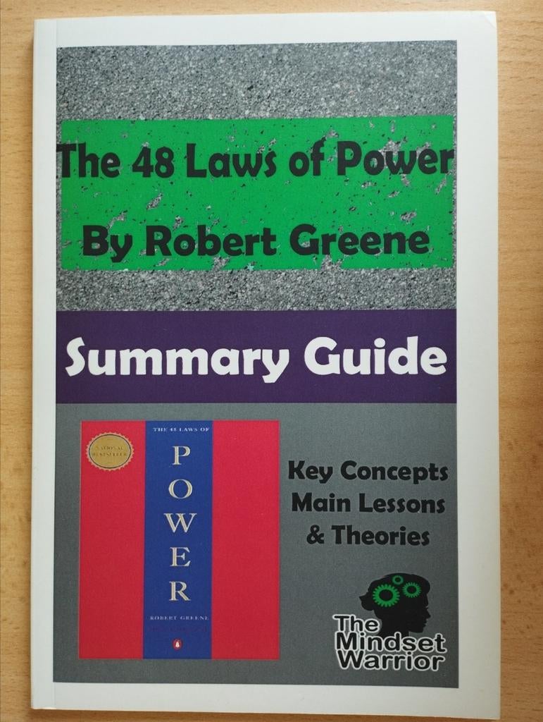 The 48 laws of power by Robert Greene Summary Guide, Enlèvement ou Envoi, Comme neuf