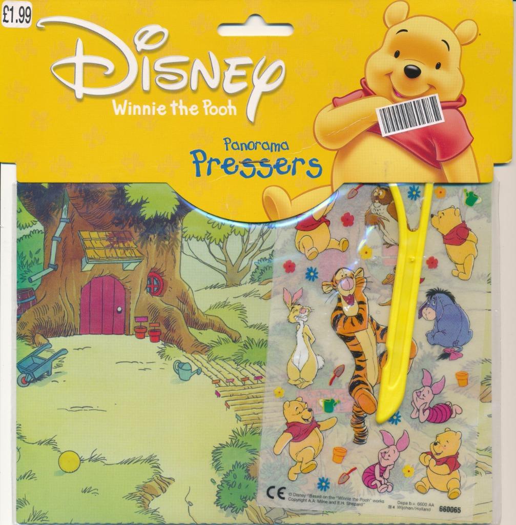 Stickerkaarten Disney- Winnie the Pooh, Ophalen of Verzenden, Winnie de Poeh of vrienden, Nieuw, Overige typen