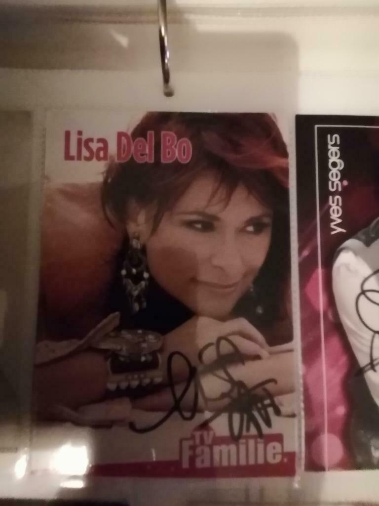 Foto Lisa del bo met handtekening, Verzenden, Foto