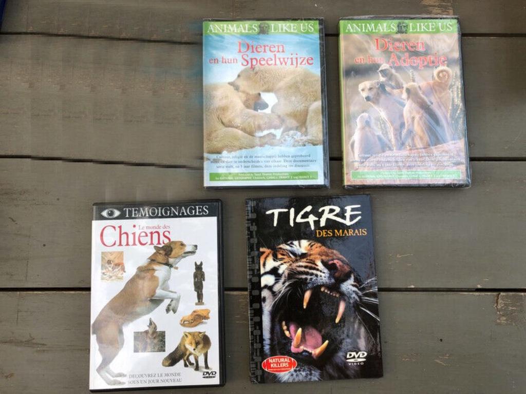 4 DVD éducatifs ou documentaires neufs ou comme neufs, Tous les âges, Envoi, Comme neuf, Nature