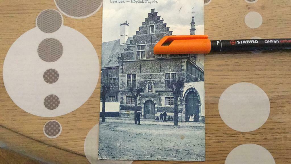 Lessines Hôpital Façade, Voor 1920, Ongelopen, Henegouwen