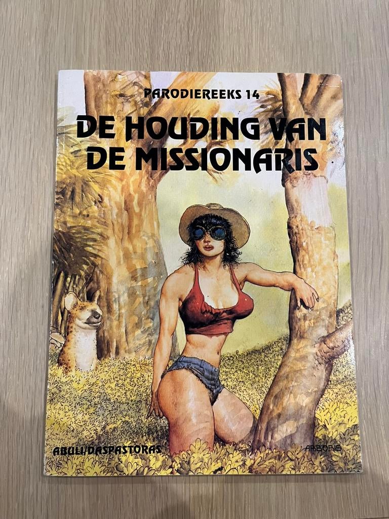 Parodiereeks - 14 - De houding van de missionaris, Eén stripboek, Ophalen of Verzenden