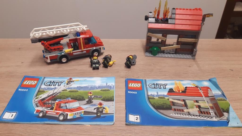 Lego brandweer sets, Kinderen en Baby's, Speelgoed | Duplo en Lego, Ophalen, Gebruikt, Lego