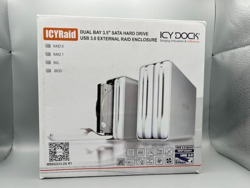 ICY dock raid systeem, Ophalen of Verzenden, Gebruikt, Extern, USB