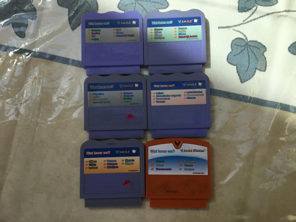6 vtech smile spelletjes, Ophalen of Verzenden