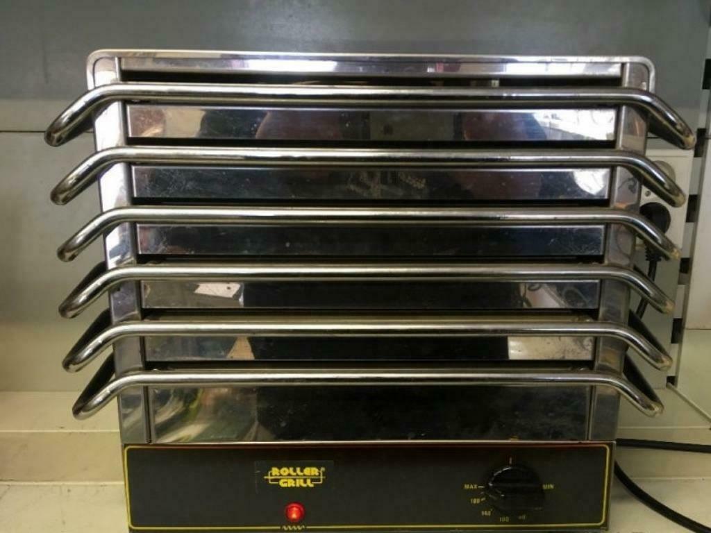 PROFESSIONELE ROLLER-GRILLVERWARMING, Ophalen, Gebruikt