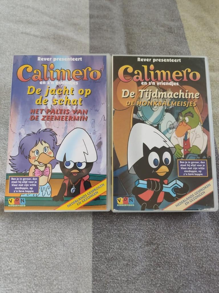 Calimero en z'n vriendjes vhs tapes.retro, verzamelen.., CD & DVD, VHS | Enfants & Jeunesse, Comme neuf, Enlèvement ou Envoi