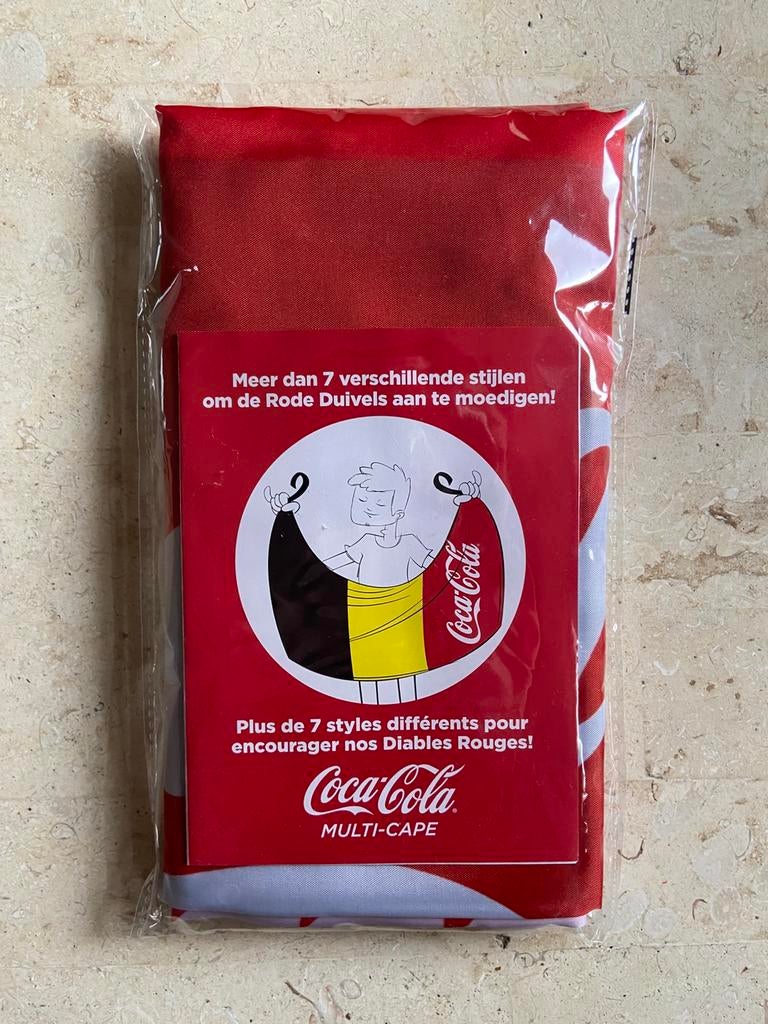 Coca-Cola belgische vlag fanitem, Divers, Drapeaux & Banderoles, Neuf, Enlèvement ou Envoi