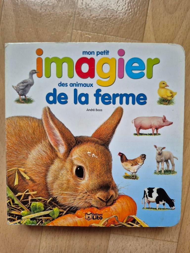 Mon petit imagier des animaux de la ferme, Livres, 1 à 2 ans, André Boos, Enlèvement, Utilisé