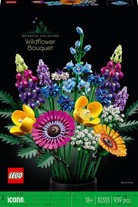 Lego 10313 Wildflower Bouquet, Neuf, Non ouvert/scellé, Overige thema's, Lego