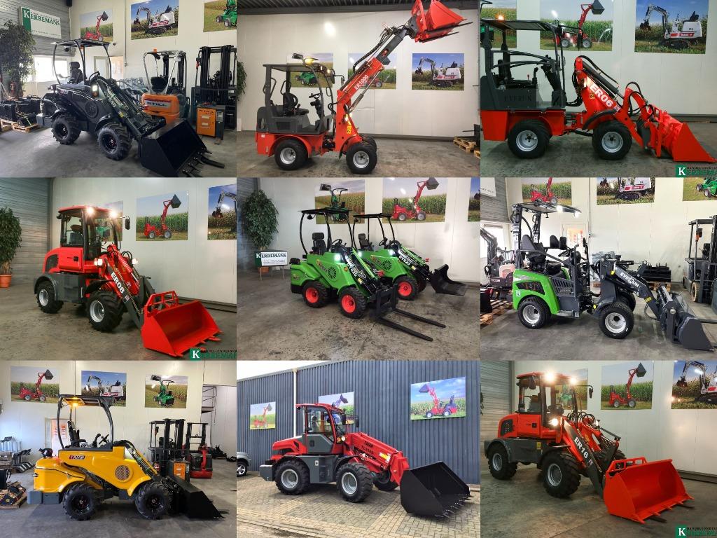 Diverse nieuwe knikladers wielladers kniklader te koop, Zakelijke goederen, Machines en Bouw | Kranen en Graafmachines, Ophalen