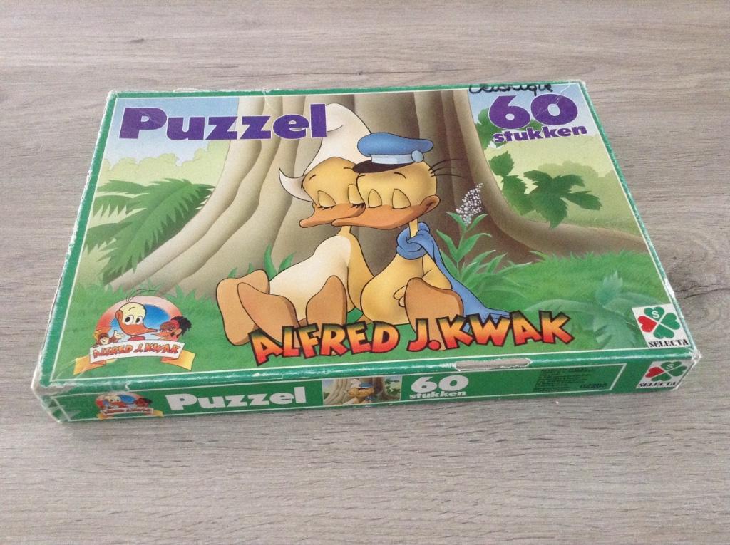 Puzzle Alfred J.kwak (60 pièces), Enlèvement ou Envoi, Plus de 50 pièces, Utilisé, 4 à 6 ans